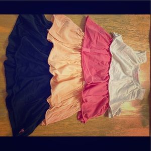 Burt’s Bees multi colored ruffle dress